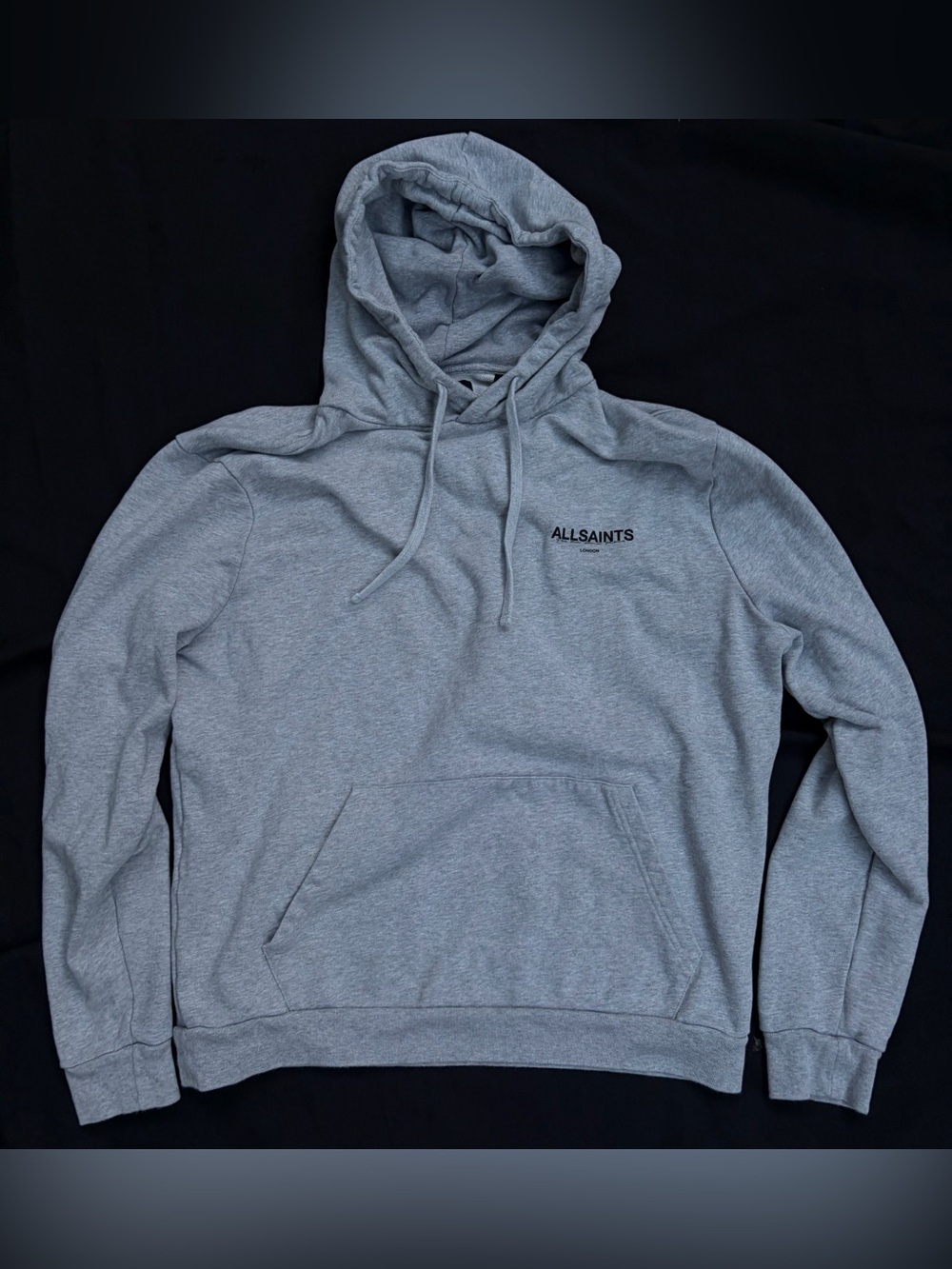 All Saints Light Grey Hoodie